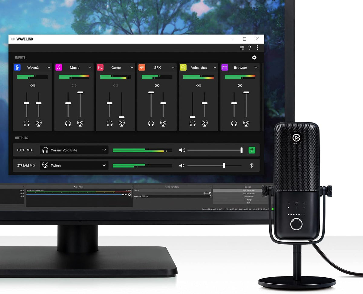 Wave:3 USB Condenser Microphone for Streaming