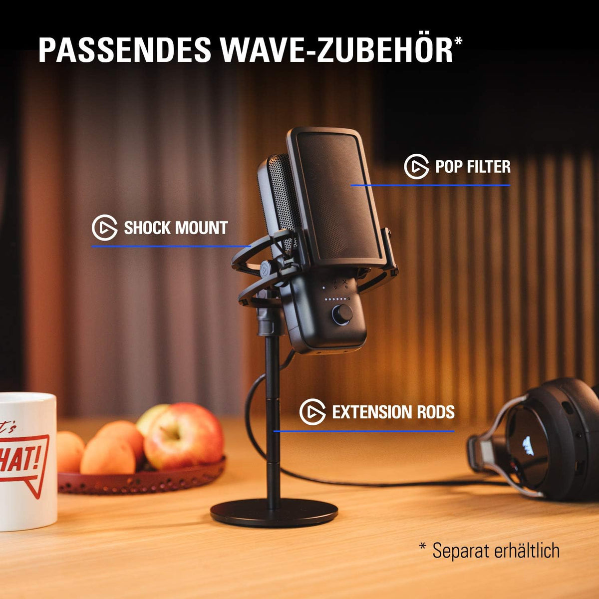 Wave:3 USB Condenser Microphone for Streaming